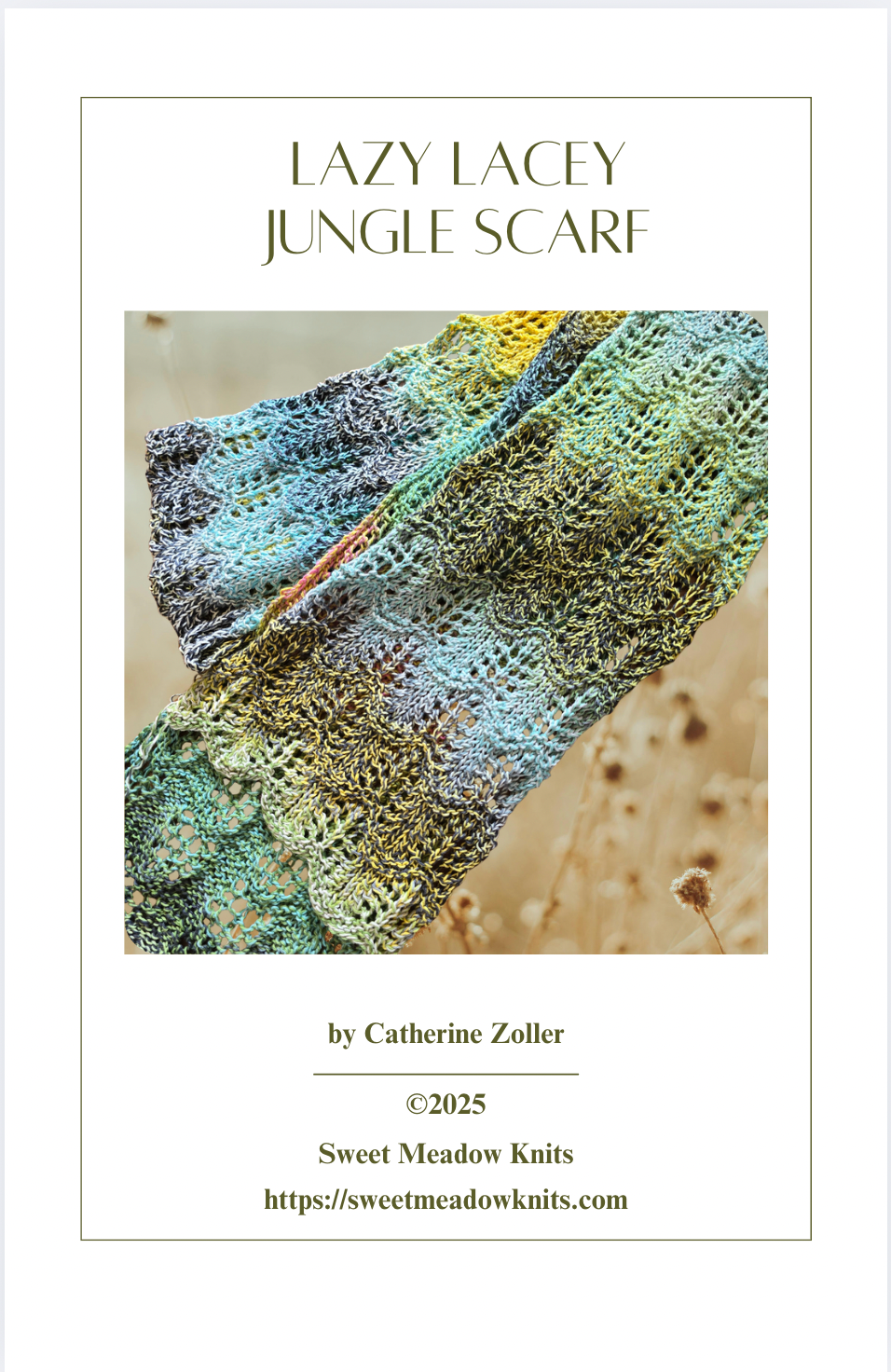 Lazy Lacy Jungle Scarf Kit