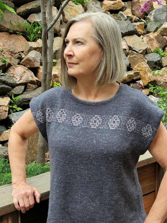 Pagosa Rose Tee Knitting Pattern