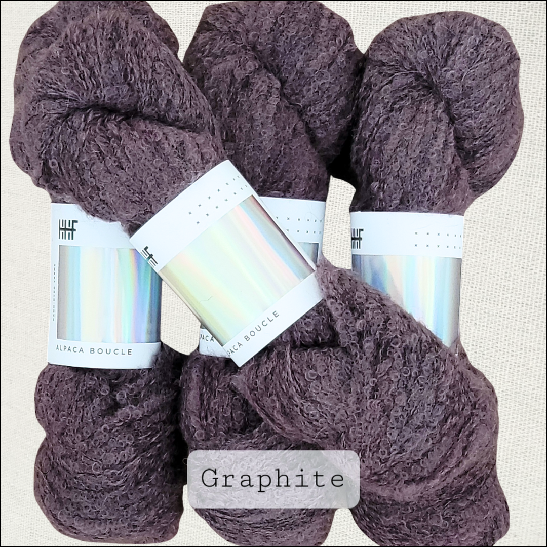 Alpaca Boucle - lace weight yarn
