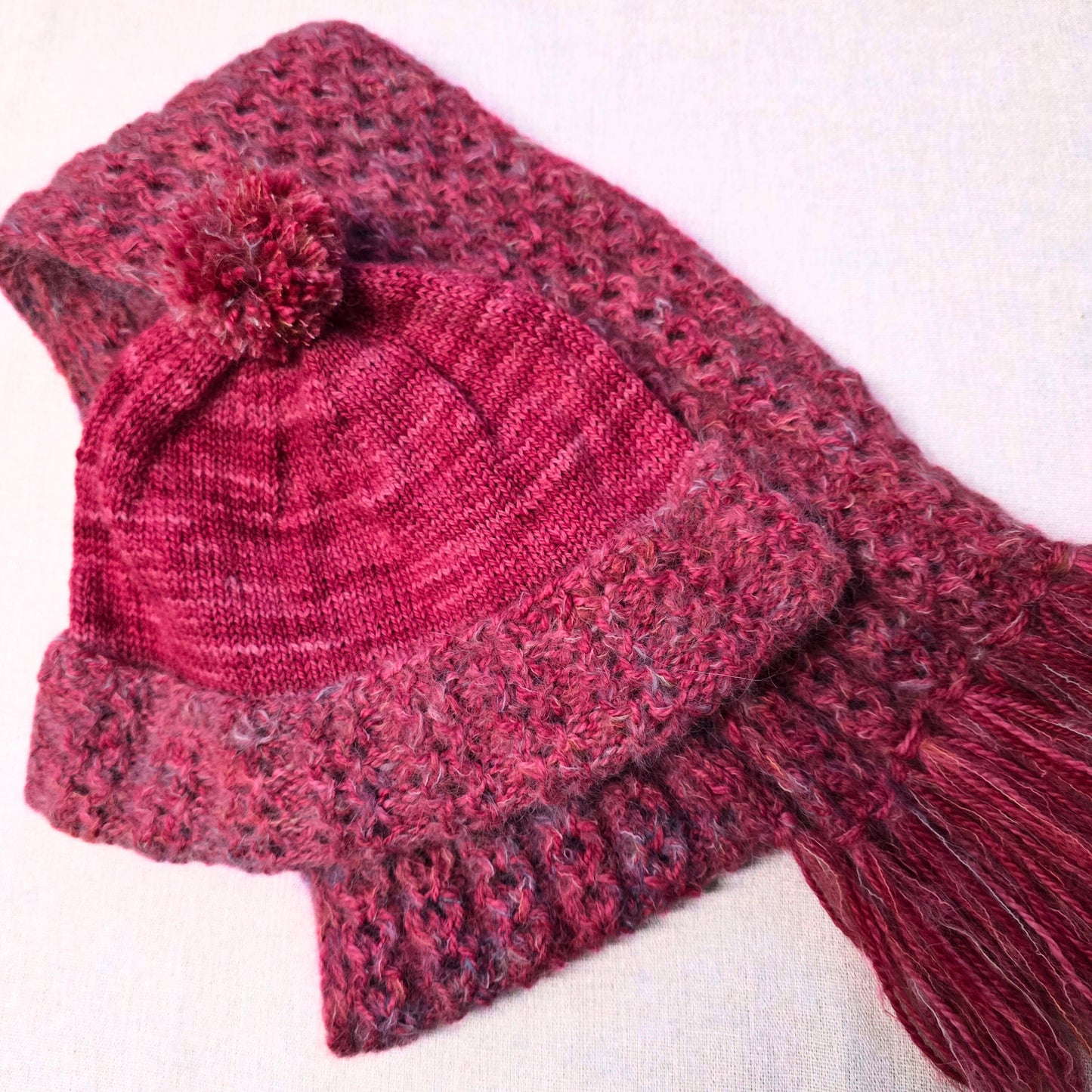 Sophia's Hat & Scarf Knitting Kit, in Eight Colors