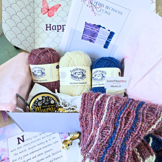 Shetland Yarn Club - the March Box