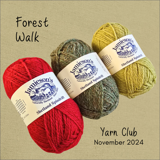Shetland Yarn Club November Yarn Bundle