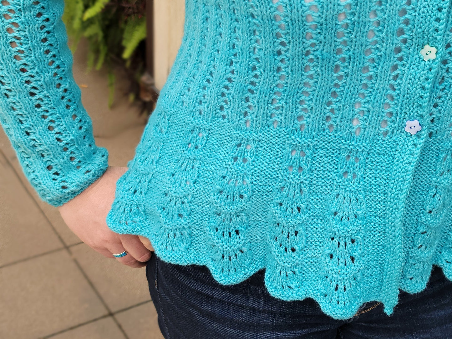 Angelica Lace Cardigan Knitting Pattern