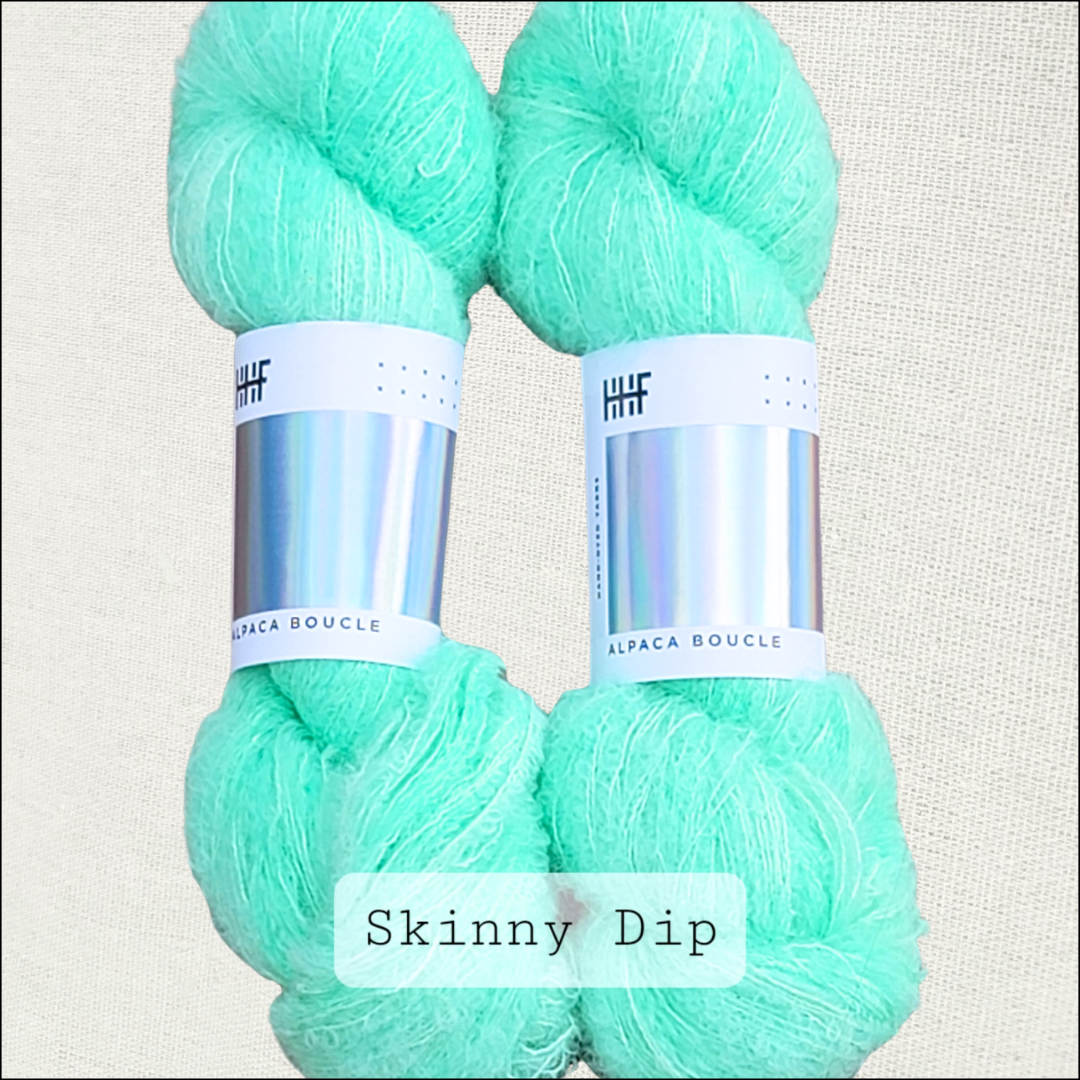 Alpaca Boucle - lace weight yarn