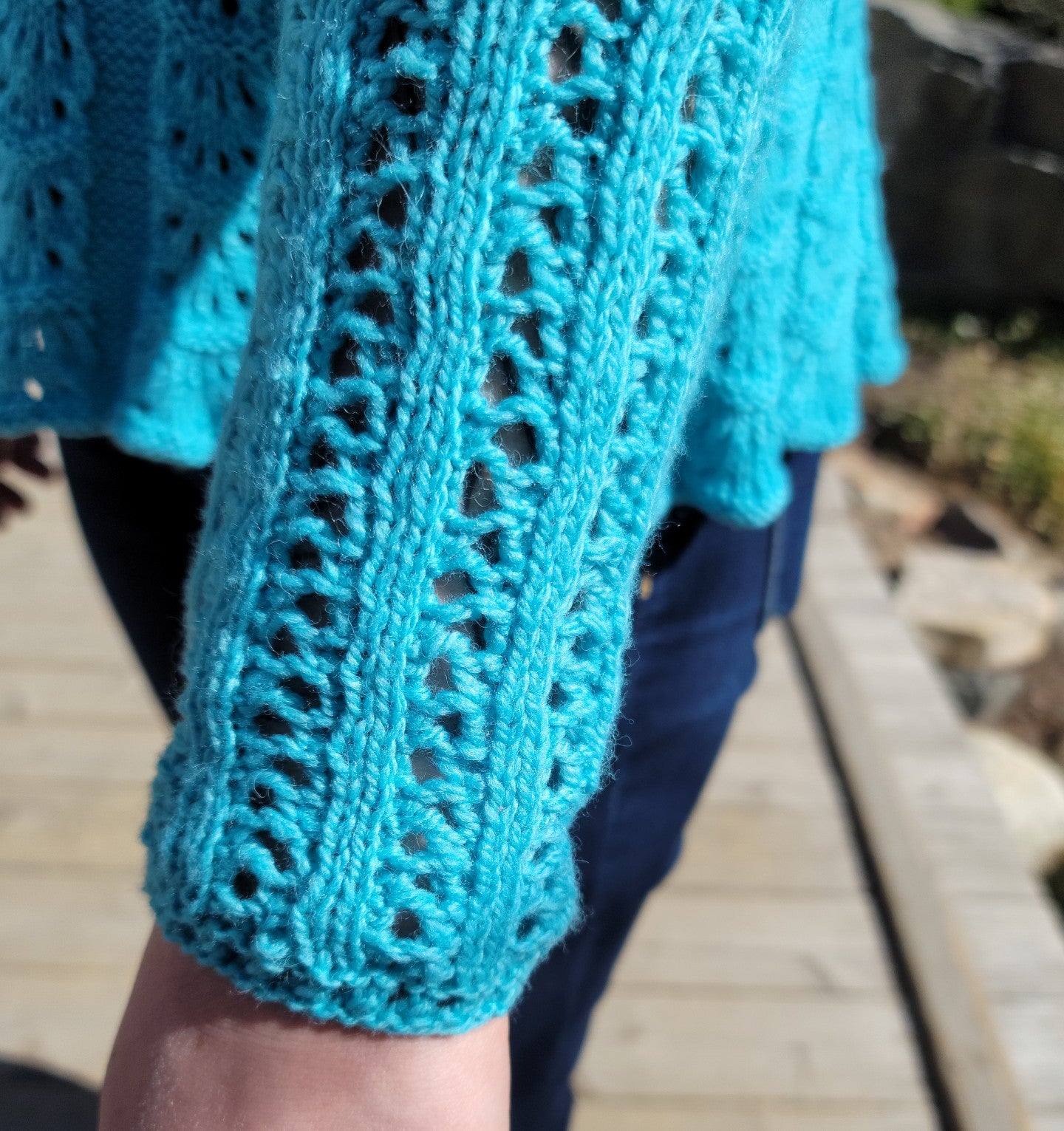 Angelica Lace Cardigan Knitting Pattern