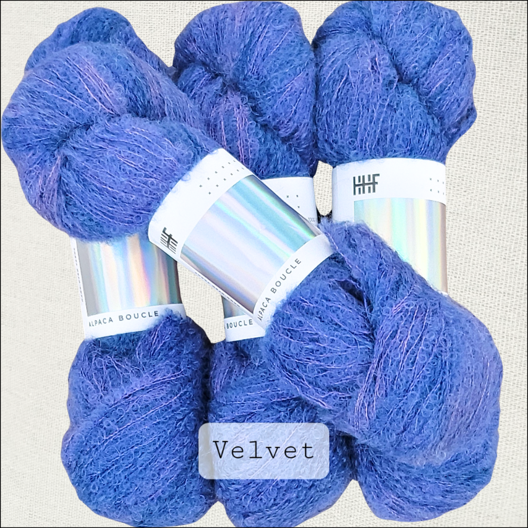 Alpaca Boucle - lace weight yarn