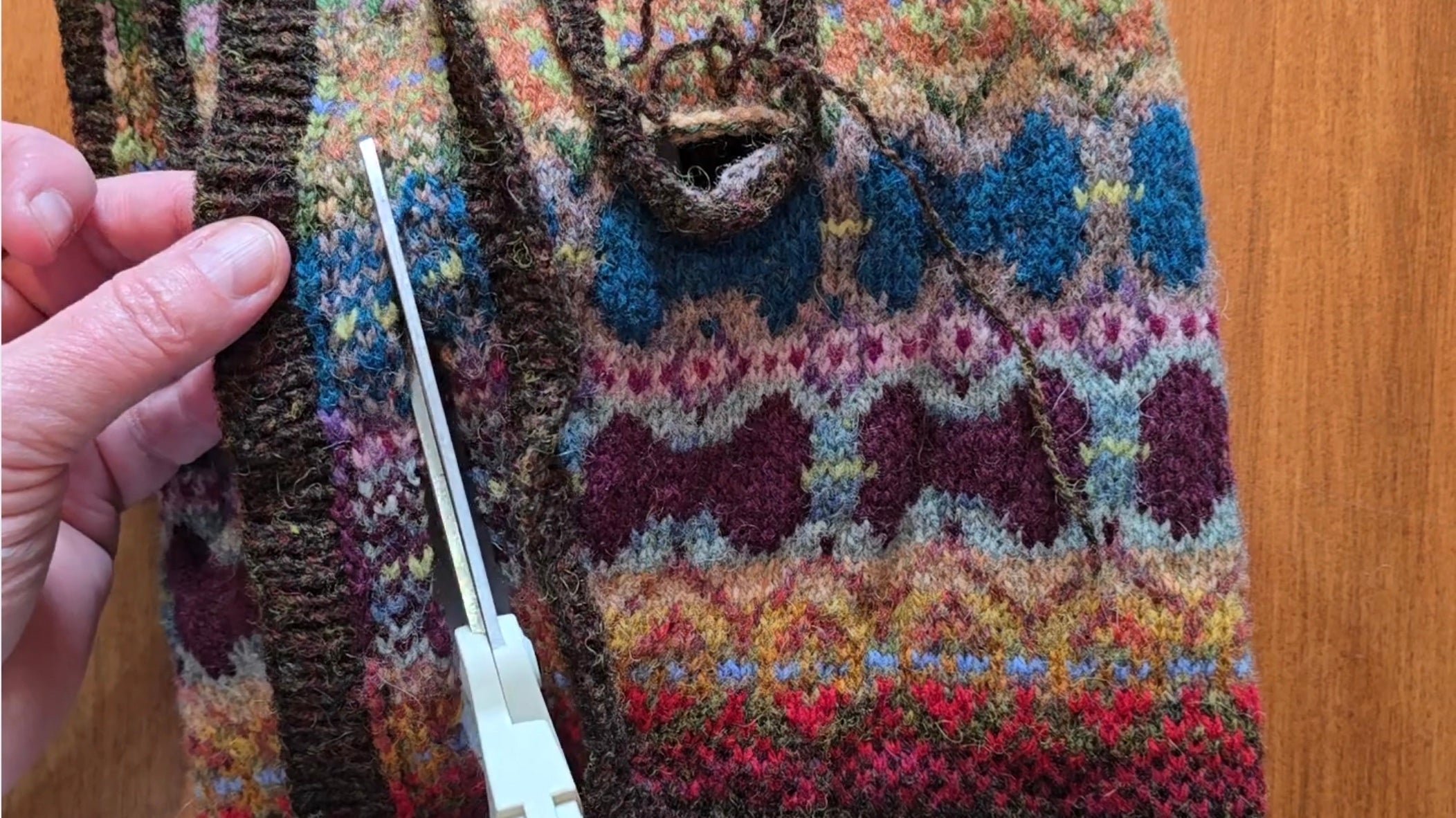 Stashbuster or Art Project? Designing a Stranded Colorwork Dog Sweater