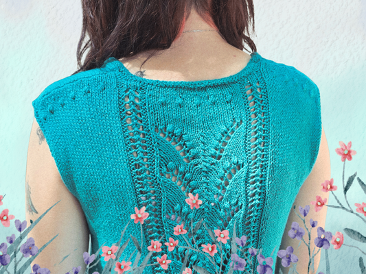 Person wearing summer lilies in size Md. 