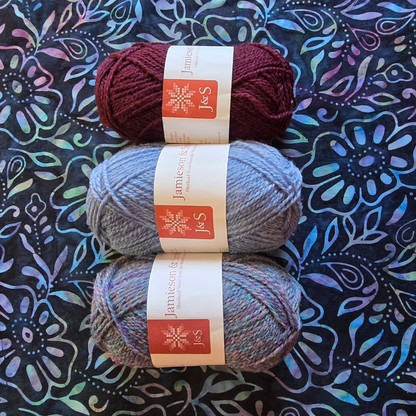 Latvian Eyeglasses Case, Stranded Colorwork Kit