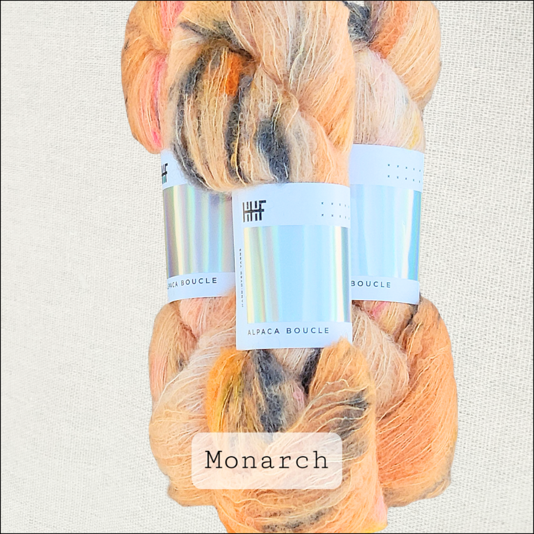 Alpaca Boucle - lace weight yarn
